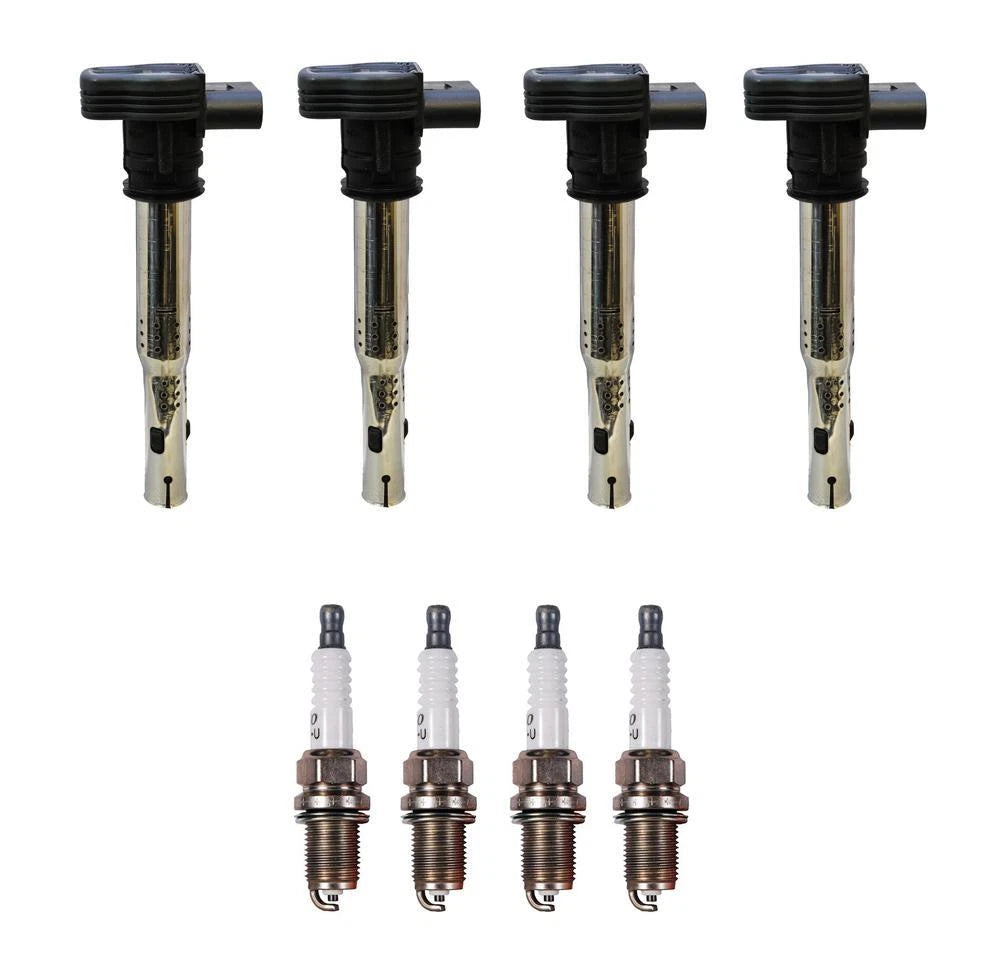 Set of 4 Denso Ignition Coils for U-Groove Conventional (Gap 0.032)