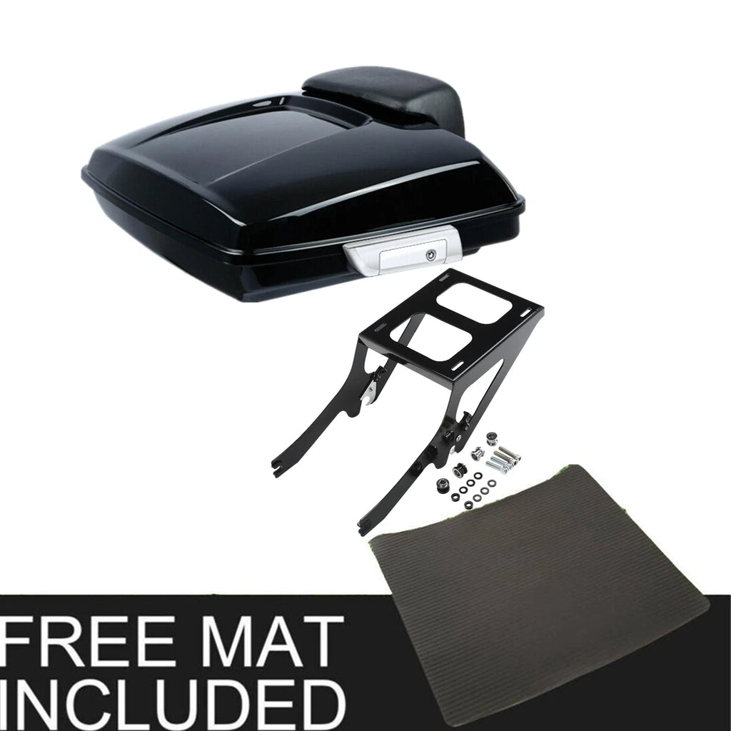 Trunk Mount Rack Backrest Pad for Harley Deluxe Heritage Classic (2018–2023)