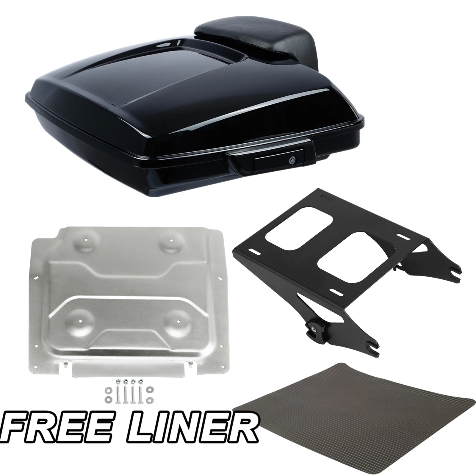 Trunk Pad Mount Rack Plate for Harley Touring Models (2014–2025)