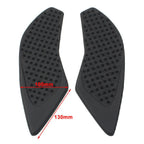 Black Tank Traction Side Pad Decals for Yamaha YZF-R1 (2015-2016)