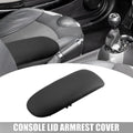 Center Console Armrest Cover for Mini Cooper (2002–2008) Faux Leather Black