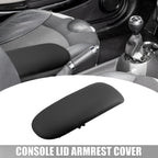 Center Console Armrest Cover for Mini Cooper (2002–2008) Faux Leather Black