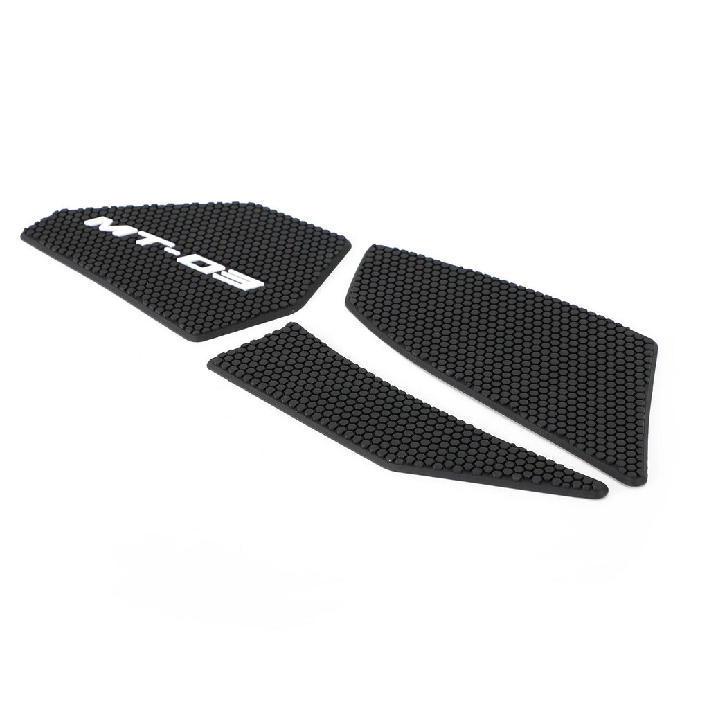Black Side Tank Pads Grip Protectors for Yamaha MT-03 (2020–2022)