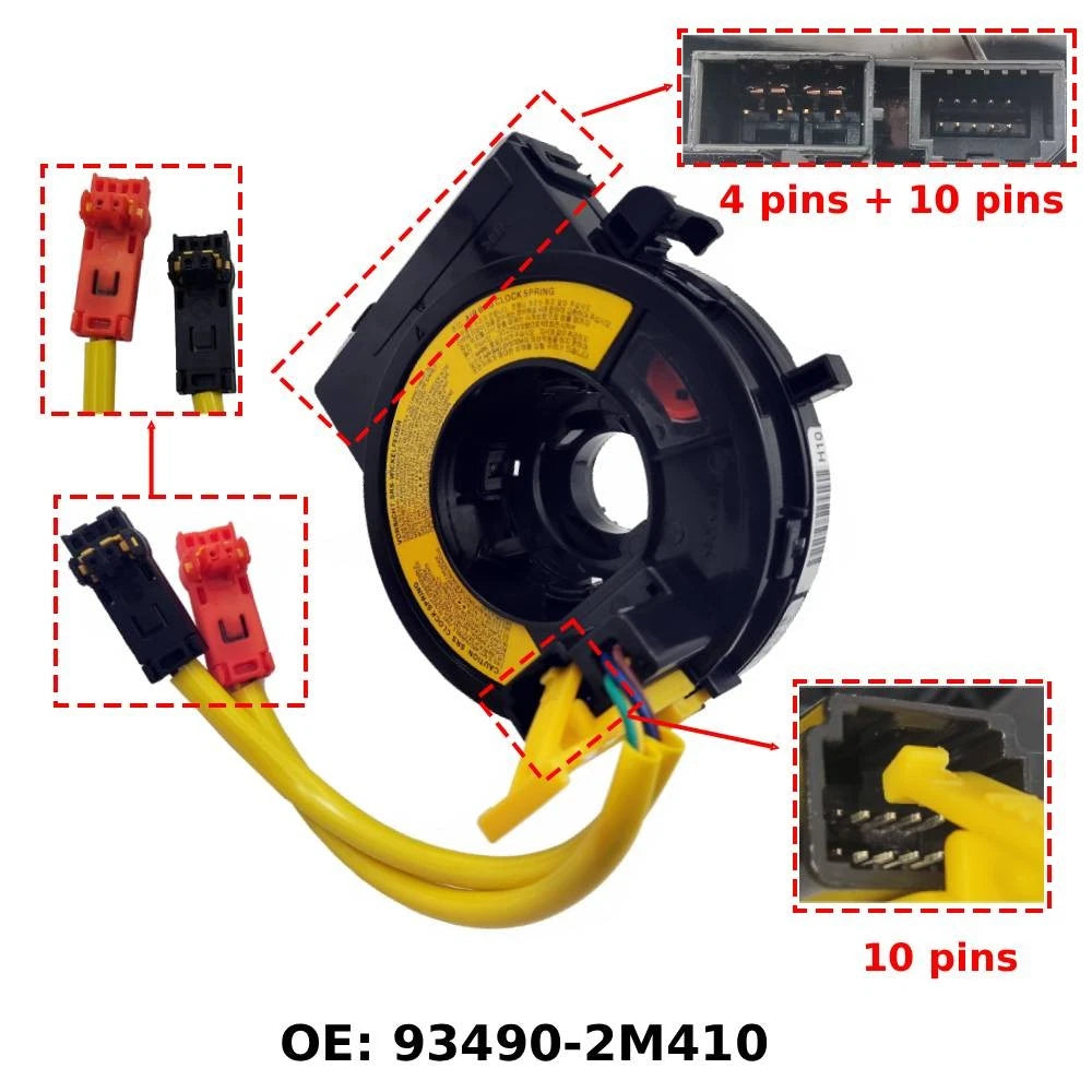 Steering Clock Spring for Hyundai Genesis, Santa Fe, Kia Forte, Soul (2010–2016) 93480-3L002