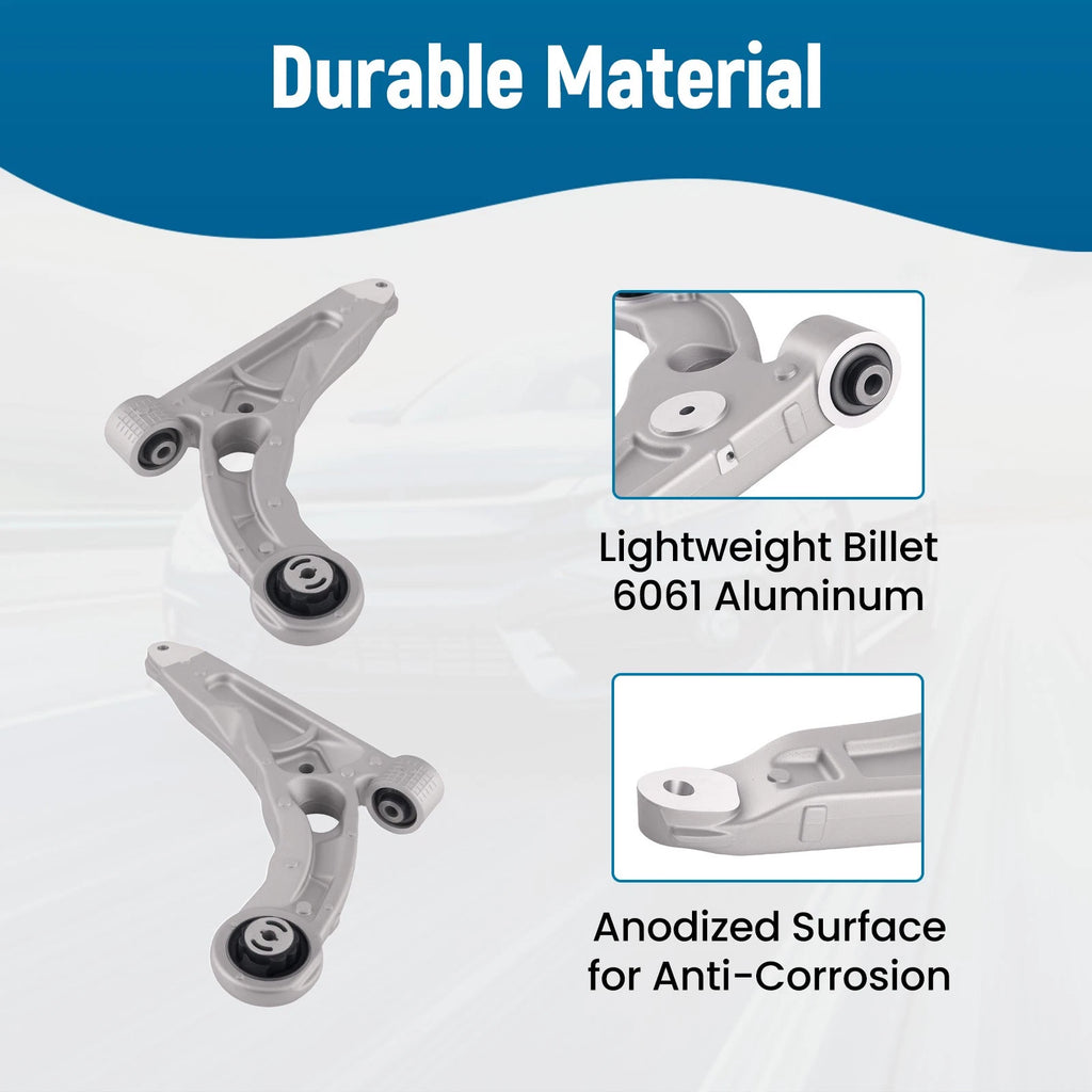 Front Lower Control Arms w/ Ball Joints for Jeep Cherokee (2014–2018)