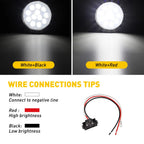 4" LED Round Trailer Light for Truck (Sealed)
