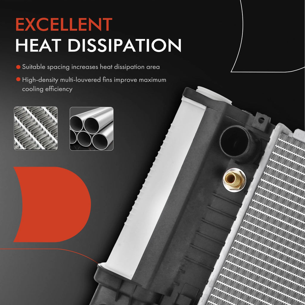 Radiator with Engine Oil Cooler for BMW 525i (1989-1995)