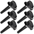 6-Pack Ignition Coils for Mercury Outboard 350 350Sci 400 Verado (2005–2023)
