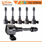 Set of 6 Ignition Coils for Nissan Maxima Murano Altima Frontier Xterra