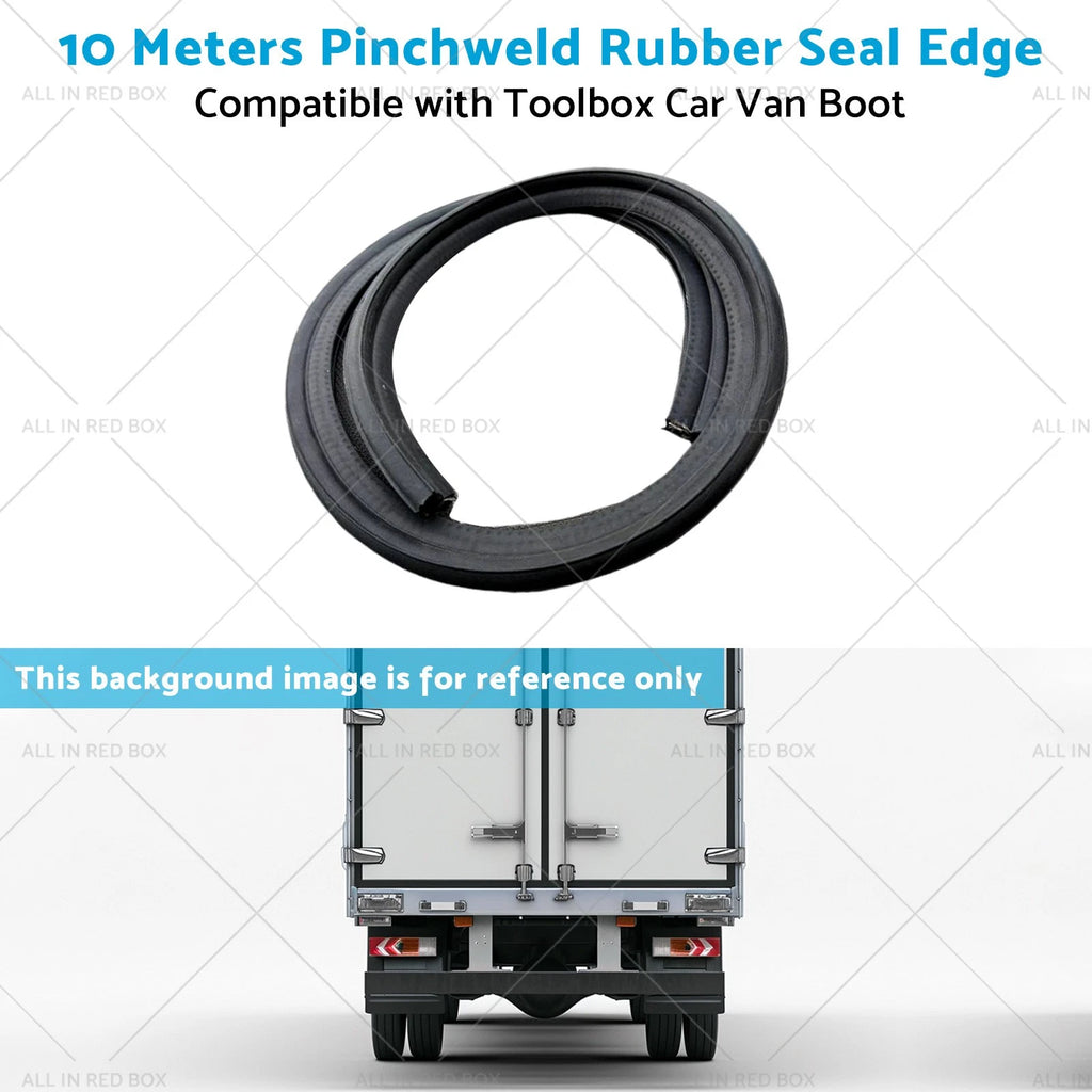 10m Pinchweld Rubber Seal for Toolbox Car Van Boot (Fits )
