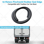 10m Pinchweld Rubber Seal for Toolbox Car Van Boot (Fits )