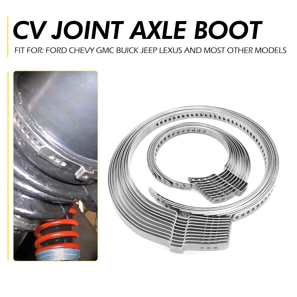 20 Adjustable Axle CV Joint Boot Crimp Clamp for Buick Ford Chevy GMC Jeep Lexus