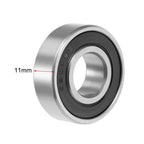 Set of 10 6202-2RS Deep Groove Ball Bearings 15x35x11mm Double Sealed Chrome