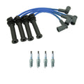 NGK 8mm Wire Set 4 Platinum Spark Plugs for Ford Ranger (1993–2011)