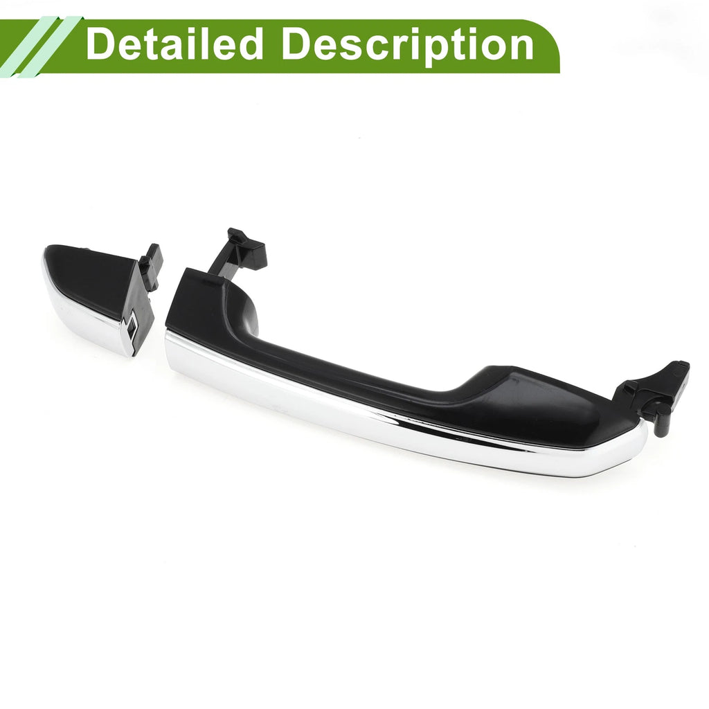 Exterior Door Handle for Toyota Lexus GX460 4Runner (2010–2023) Silver Tone Front Right