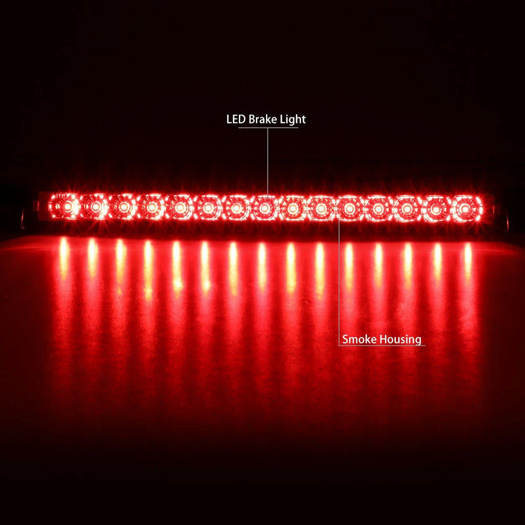 Full LED Third Brake Light for Nissan Pathfinder QX4 (2001–2004) - Smoked