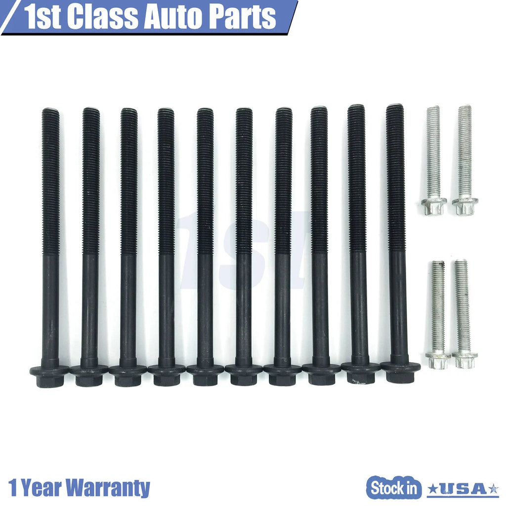 14 Pcs Head Bolts for Chevy Oldsmobile Pontiac (2.0L 2.2L 2.4L)
