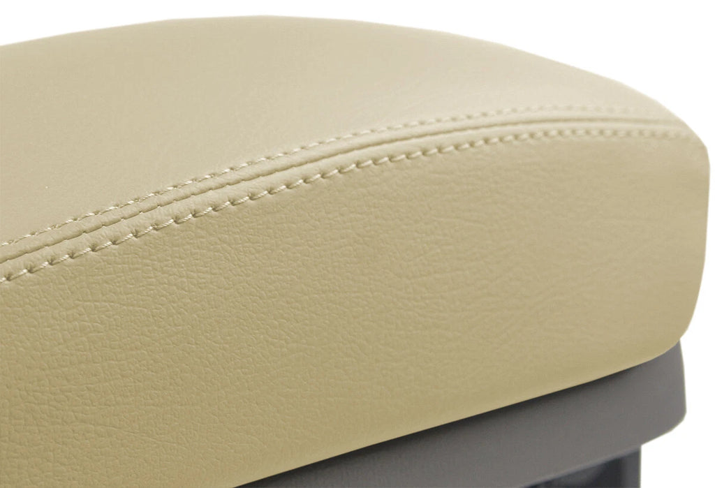Leather Console Lid Pull Cover for Hyundai Sonata (2006–2010) Beige