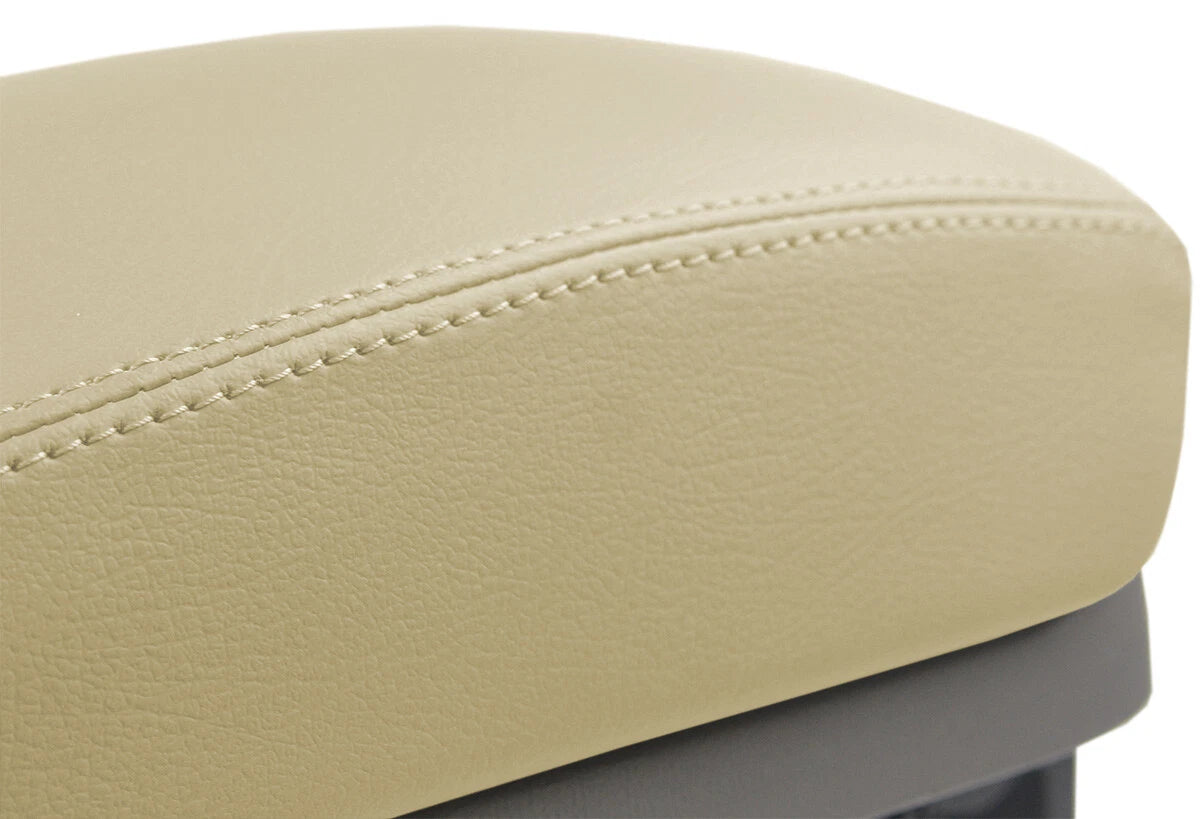 Leather Console Lid Pull Cover for Hyundai Sonata (2006–2010) Beige