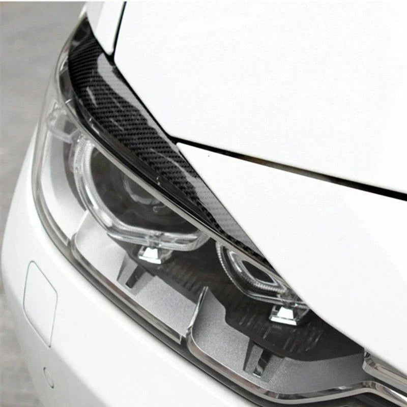 Headlight Eyebrow Trim Decor Soft Parts For 3 F36 F30 320i 325i (2013���2017)