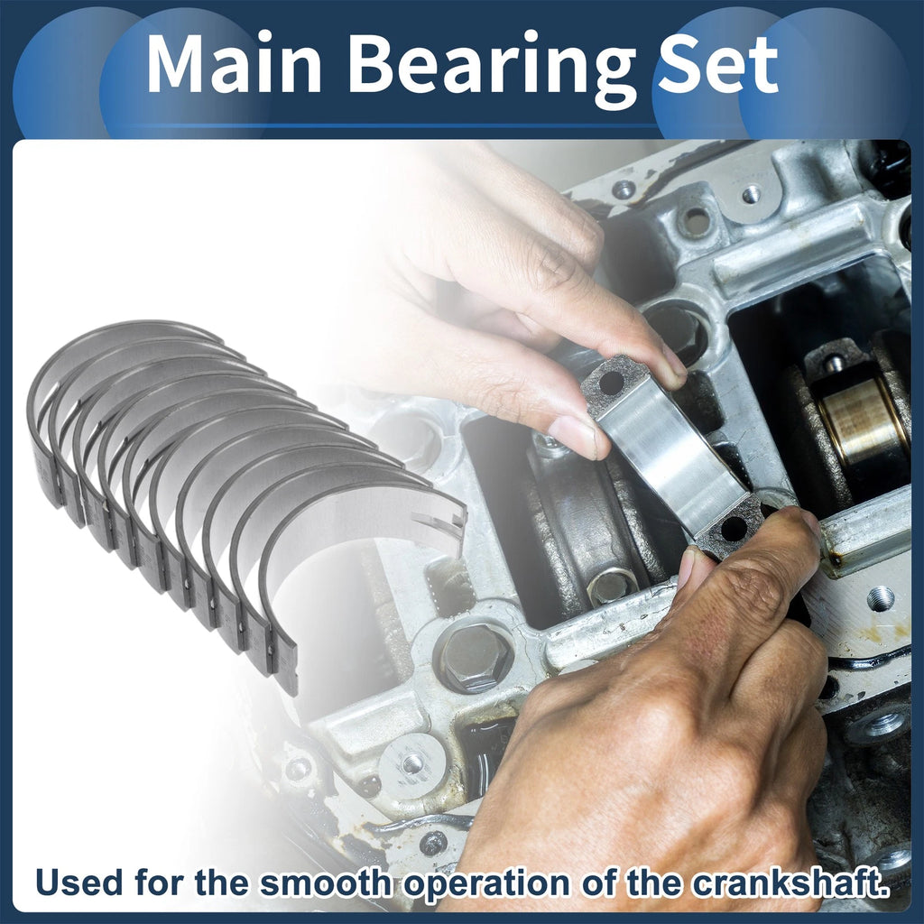 Main Bearing Set No.1170127011 for Toyota Caldina (1995–2004) 10 Pcs