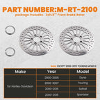 2X 11.5'' Front Brake Rotors for Harley-Davidson Sportster (2000-2015)
