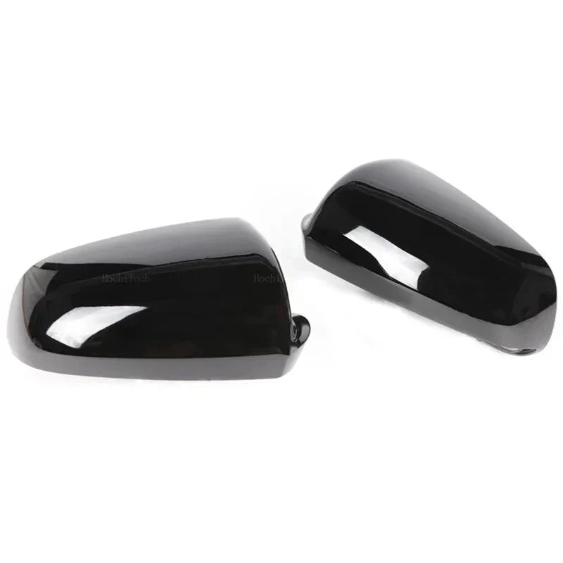 Gloss Black Wing Mirror Caps for Audi A4 B7 (2005–2008)