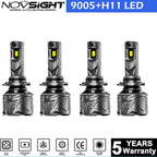 9005 H11 Combo LED Headlight Bulbs Kit for