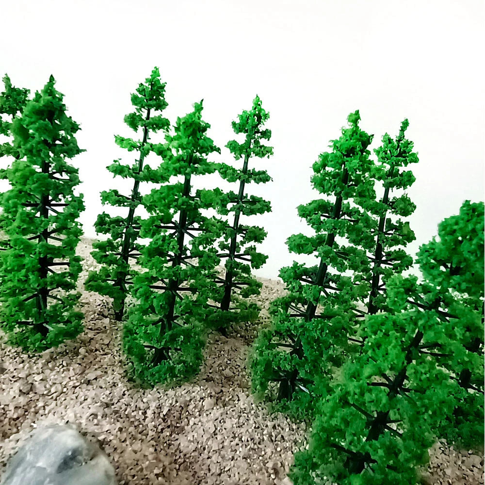 20pcs Model Trees for HO N Scale Diorama Scenery