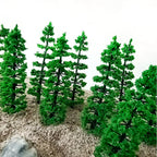 20pcs Model Trees for HO N Scale Diorama Scenery