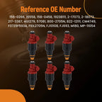 Set of 6 Fuel Injectors for Ford Ranger Mazda B4000 (1993–1997)