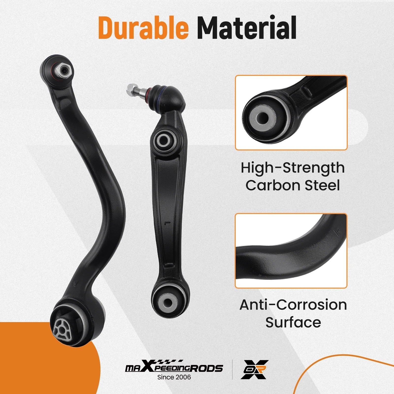 Set of 4 Control Arm Ball Joints for BMW X5 X6 (2014–2019)