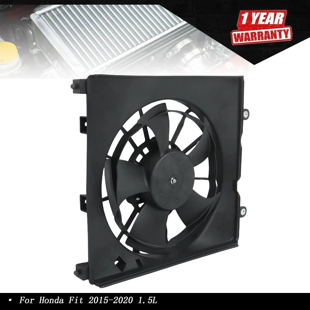 Left Engine Radiator Cooling Fan with Shroud for Honda (2015–2020)