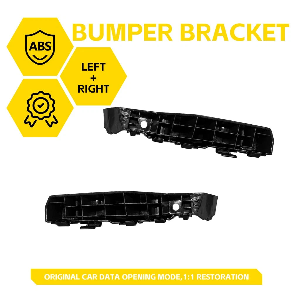 2X Black Front Bumper Brackets for Kia Soul (2010–2011) KI1042102 KI1043102
