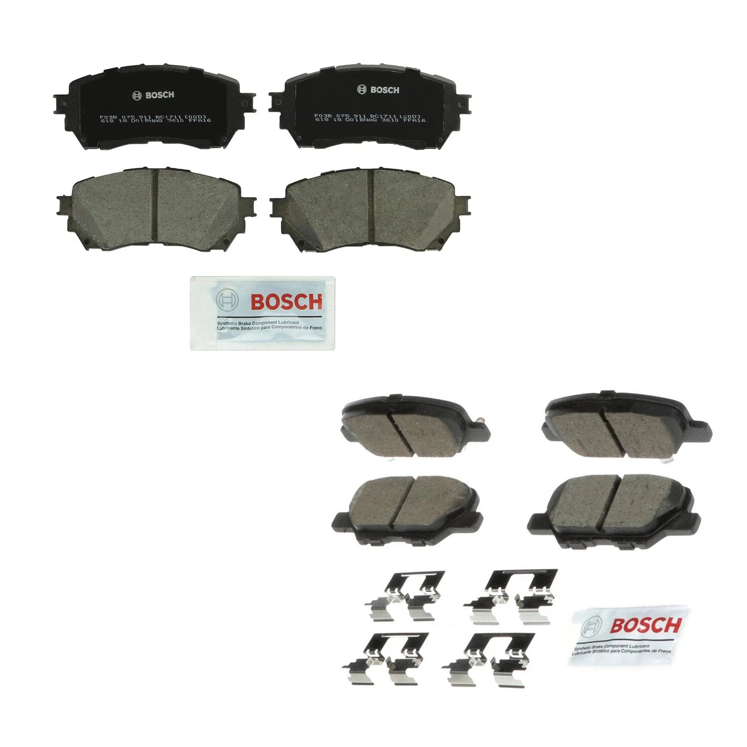 Bosch Quietcast Brake Pad Kit for Mazda 6 FWD (2014–2015)