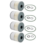 Set of 4 Fuel Filters for Detroit Diesel DD13 DD15 DD16