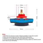 0.9 Bar Radiator Cap with Water Temp Gauge for Car