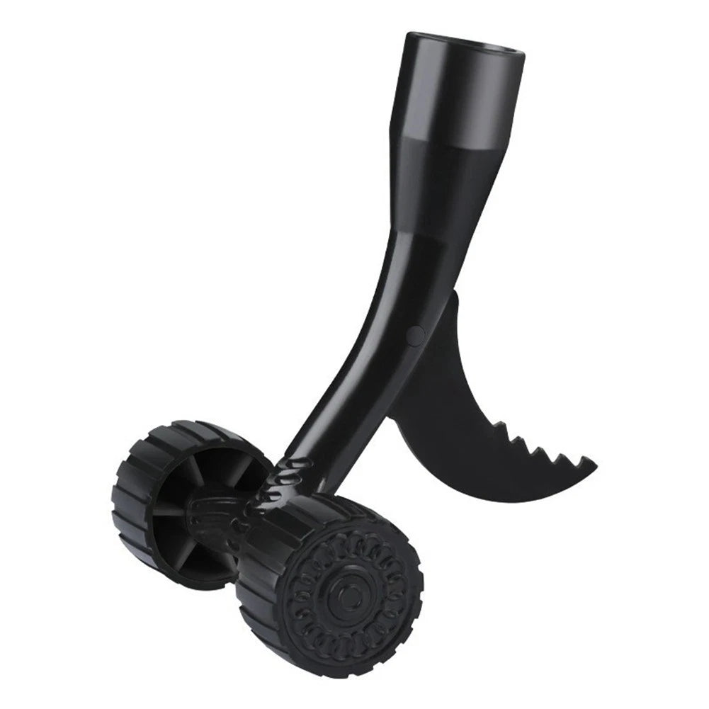 Compact Weeding Tool with Wheels for Easy Garden Care