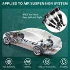 2X Air Suspension Strut for Mercedes W221 S500 S550 CL500 (2007–2013)