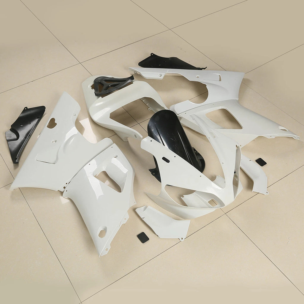 Fairings Kit for Yamaha YZF R1 (2000–2001) - Unpainted ABS Injection