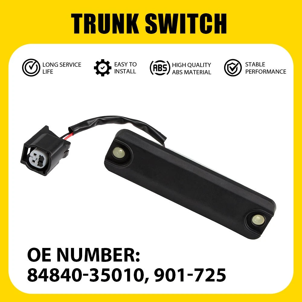 Trunk Hatch Liftgate Switch Latch Release Button Rubber for Toyota 4Runner (2003–2023)