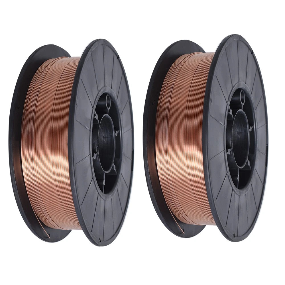 2 Pack Mild Steel MIG Welding Wire 0.035" for Welding Machines (10 lbs)