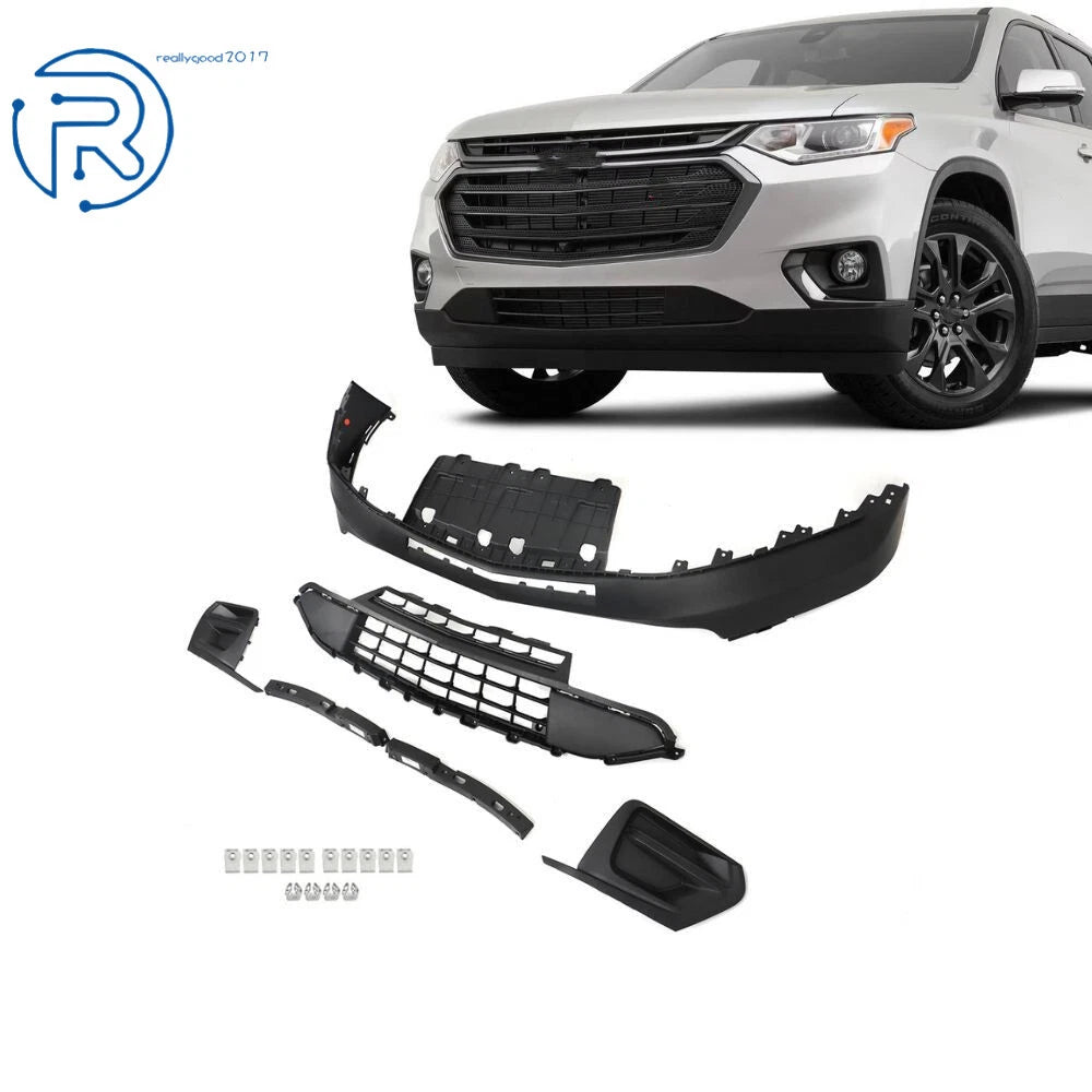 Front Lower Grill and Bumper Assembly for Chevy Traverse (2018–2020)