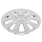Set of 4 15" Wheel Hub Caps Full Rim Covers Silver Universal