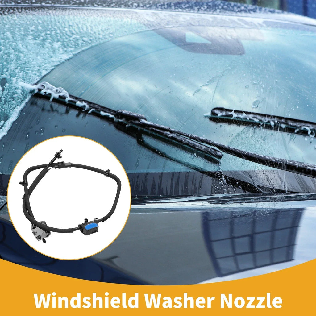 Front Windshield Washer Nozzle BMW 430i/435i 2014-2019 Black 1 Pc (2014-2019)