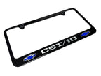 License Plate Frame Premium Engraved for Chevrolet CST 10 Blue Bowtie (1968–2000)