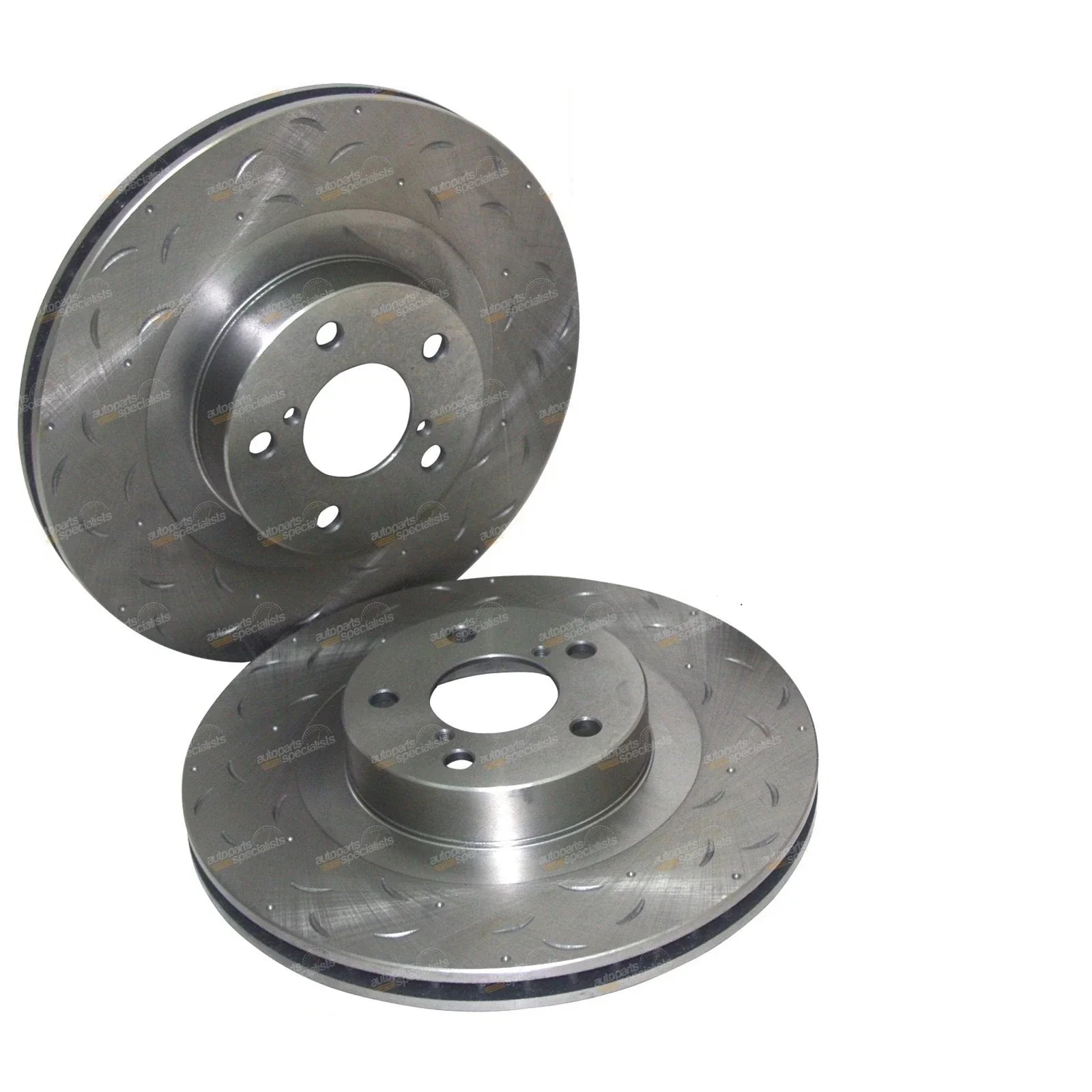 Front Drilled Slotted Disc Brake Rotors for Subaru BRZ ZN6 RWD 4cyl FA20 2.0L
