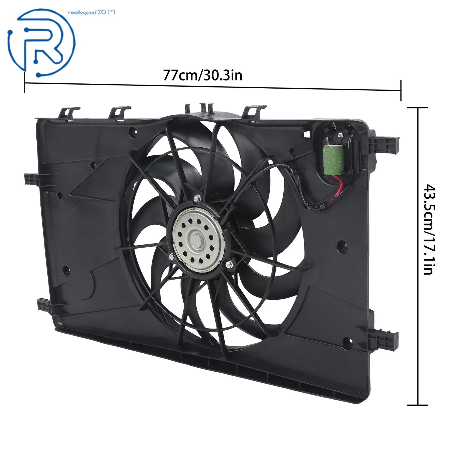 Radiator Fan Assembly for Buick Verano (2012-2017) & Chevrolet Cruze (2011-2015)