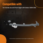 Front Right Electric Window Regulator for Honda Accord (2008–2012) 72210TA0A01