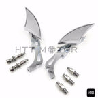 CNC Blade Mirrors for Harley Motorcycle (Universal 10mm 8mm)
